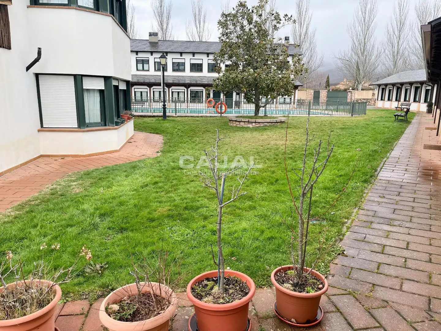 Garden of Detached homes for sale in Riaza  with Heating, Storage room and Swimming Pool
