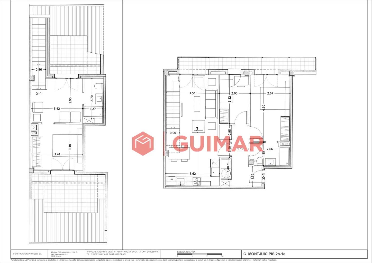 Wohnung zum Verkauf in Sant Joan Despí mit Klimaanlage, Heizung und Privatgarten