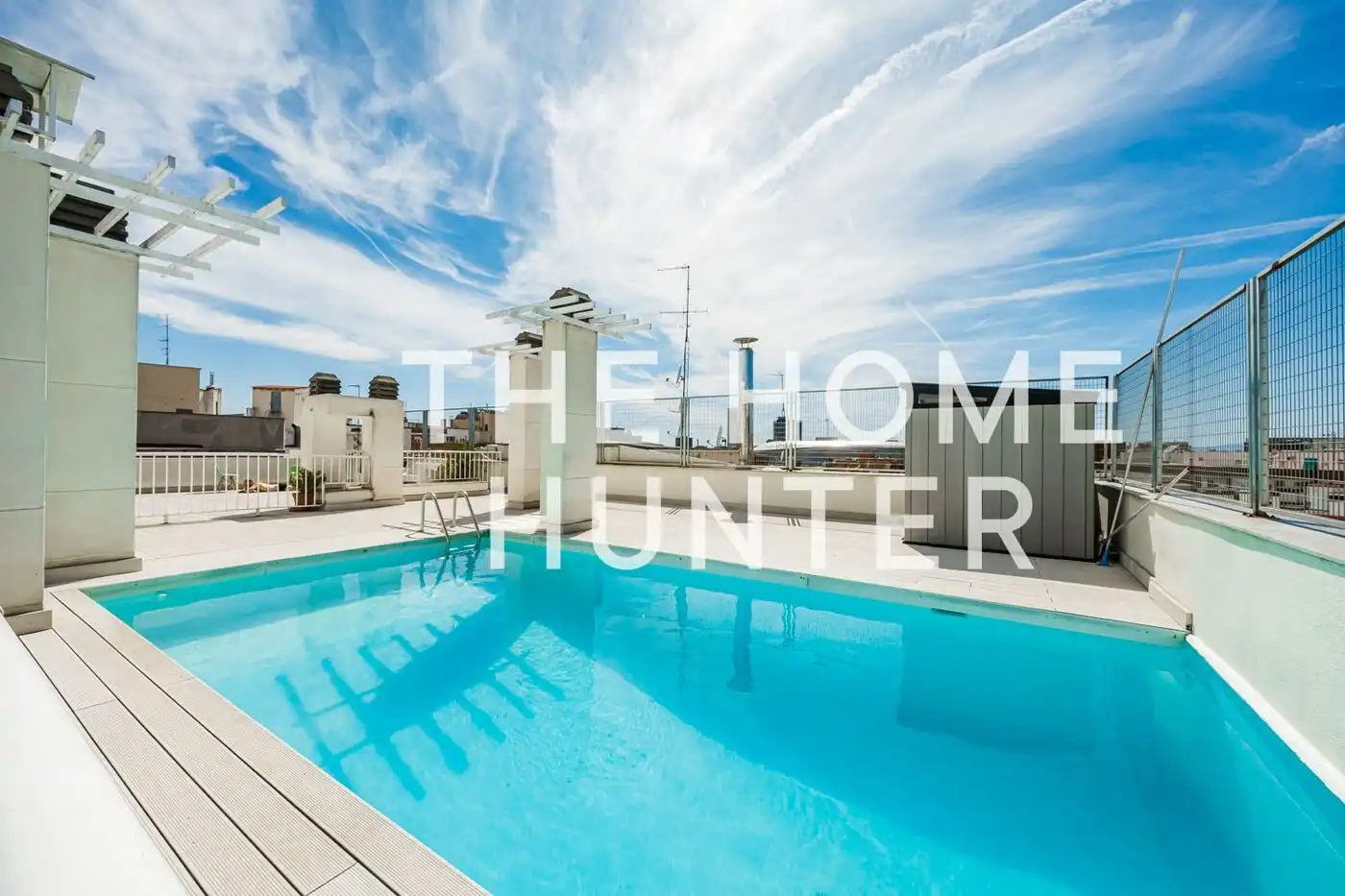 Swimming pool of Flat for rent in Madrid  with Heating and Furnished