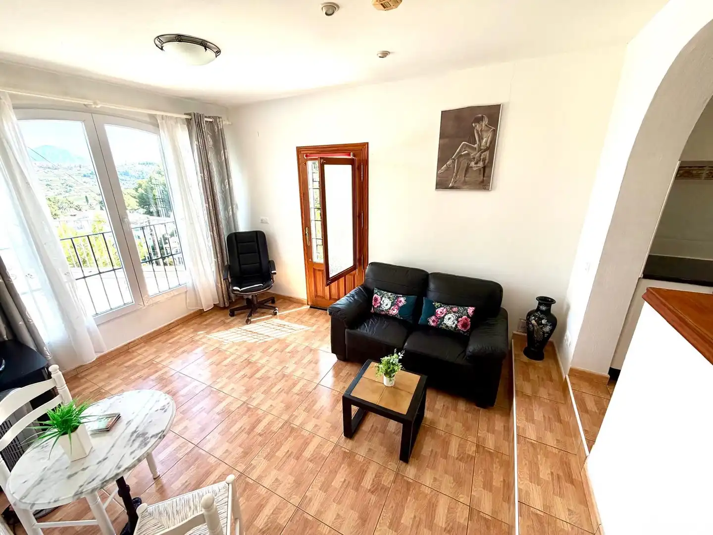 Sala de estar de Casa o chalet en venta en Moraira con Aire acondicionado