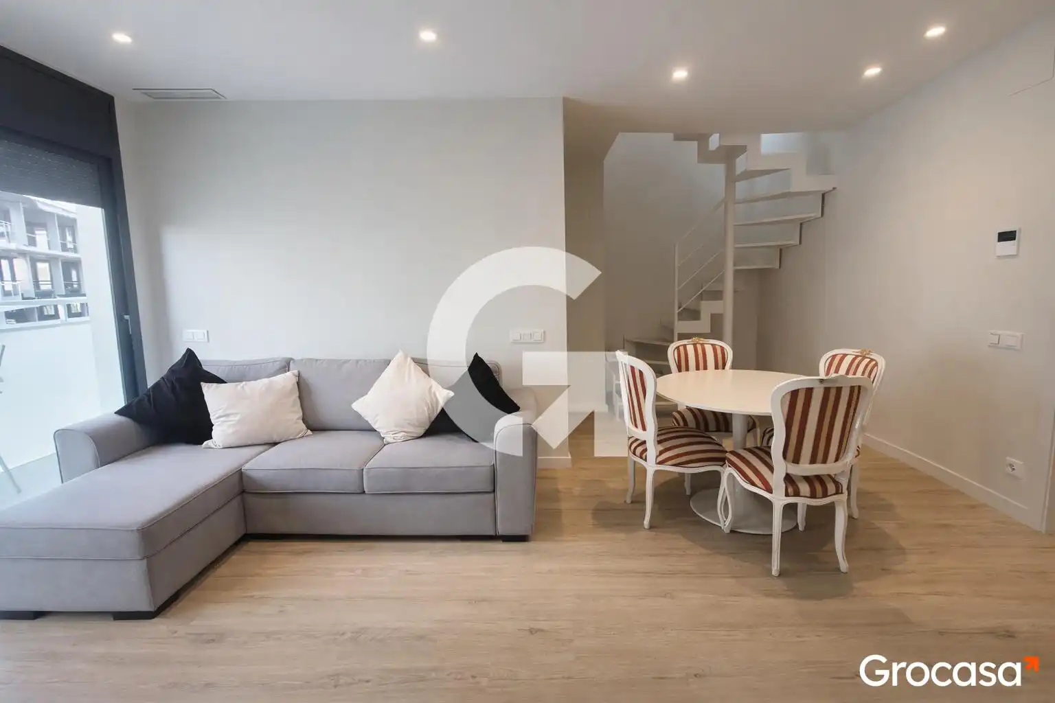 Sala de estar de Ático en venta en Cubelles con Aire acondicionado, Calefacción y Terraza