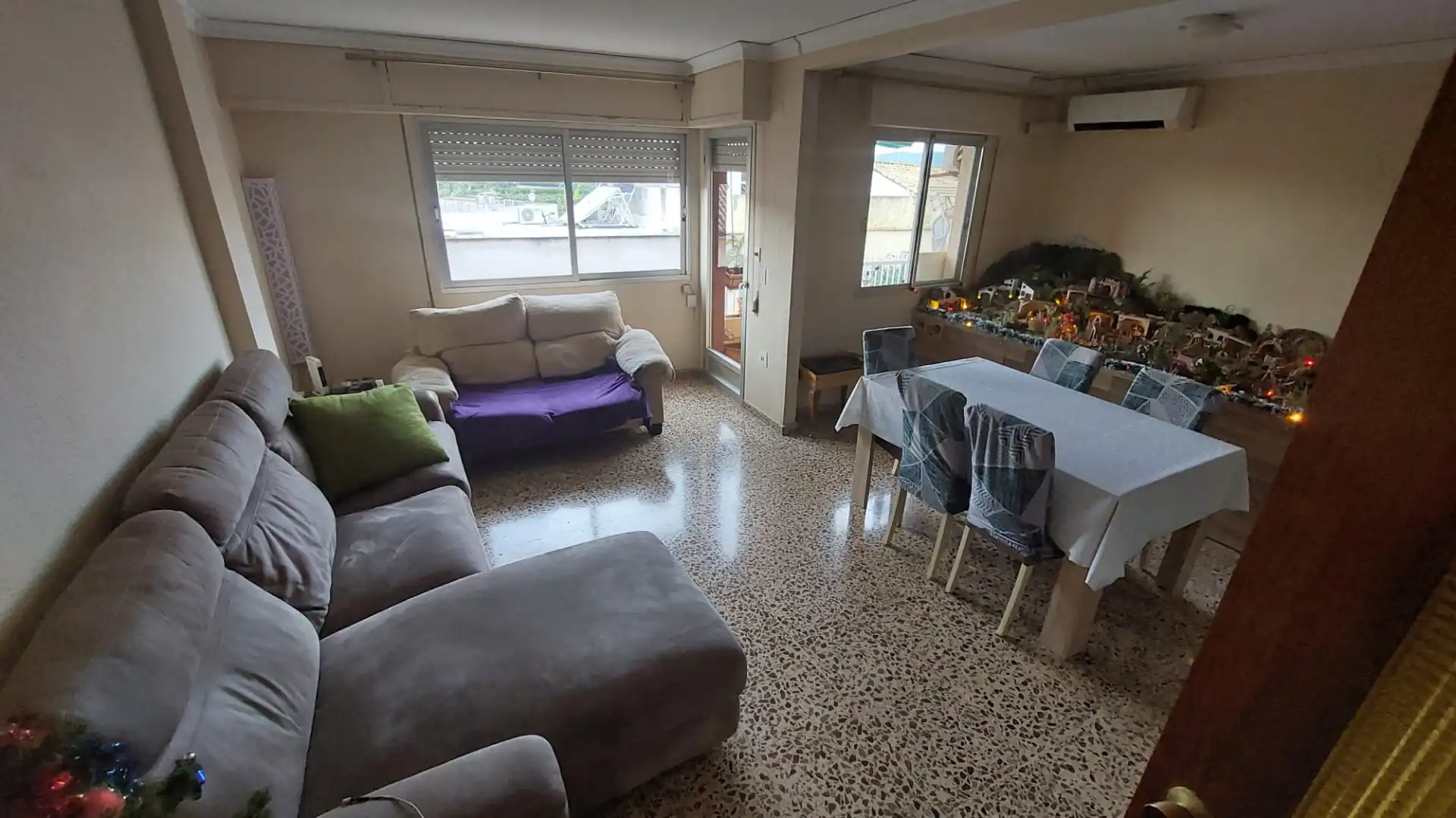 Sala de estar de Piso en venta en Almoines con Aire acondicionado, Calefacción y Horno