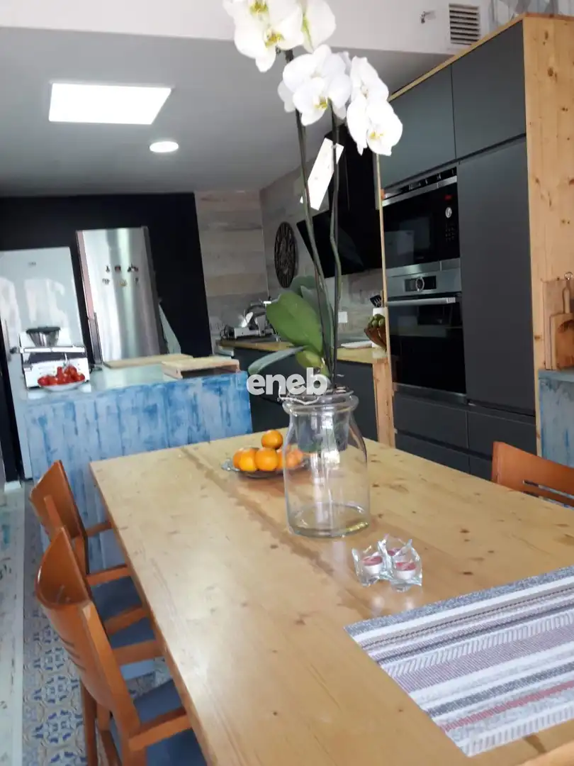 Cuina de Dúplex de lloguer en Benicarló amb Terrassa i Moblat