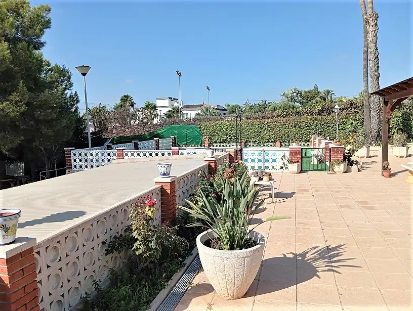 Terrassa de Casa o xalet en venda en Elche / Elx amb Aire condicionat, Jardí privat i Terrassa
