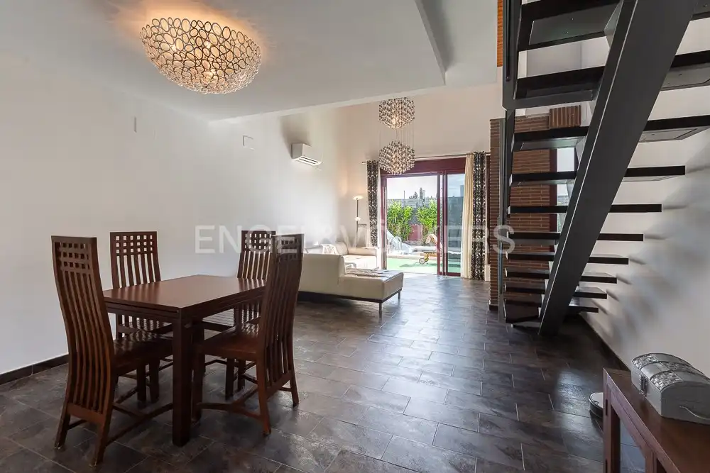 Living room of Houses for rent in Paterna  with Air Conditioner, Heating and Private garden