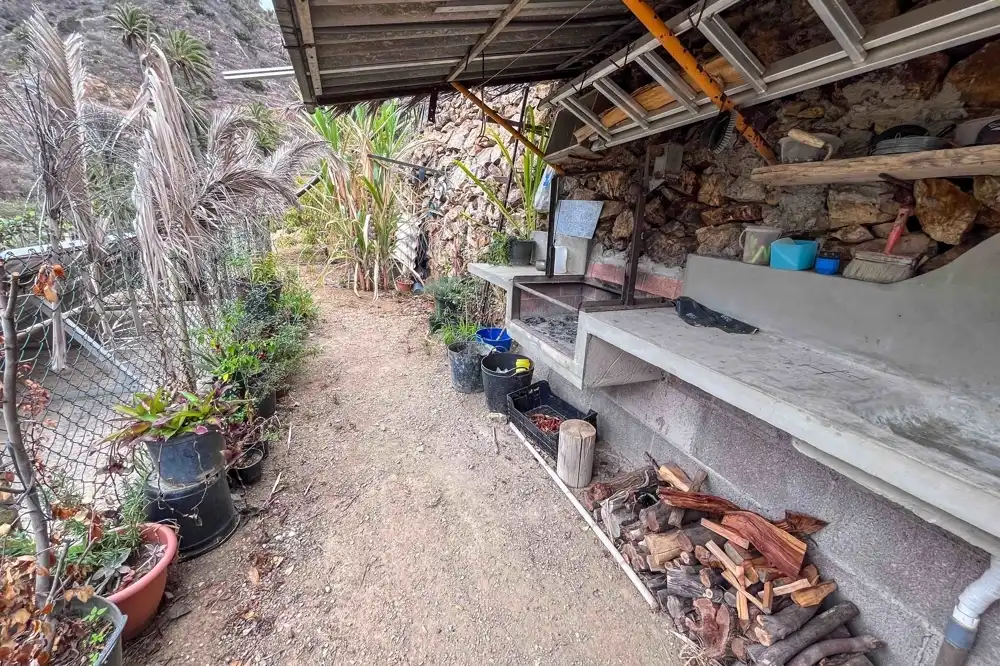 Terraza de Finca rústica en venta en Vallehermoso con Amueblado