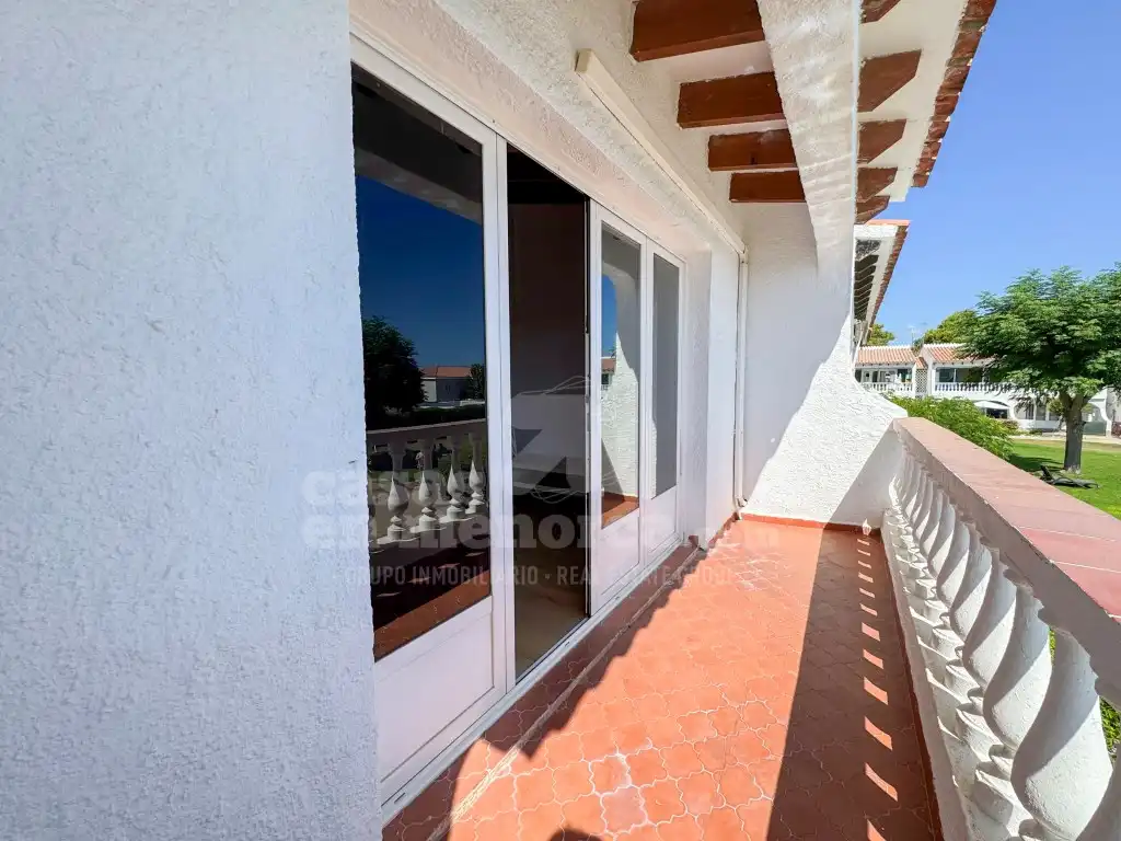 Terraza de Apartamento en venta en Es Castell con Jardín privado, Terraza y Piscina