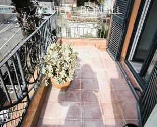 Terrace of Flat to rent in  Barcelona Capital  with Air Conditioner, Heating and Parquet flooring