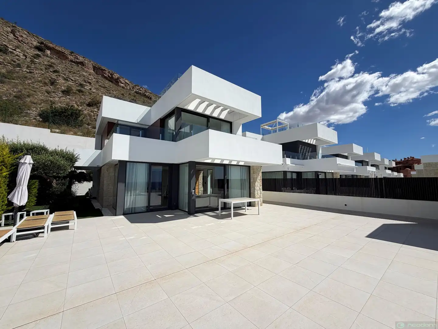 Vista exterior de Casa o chalet de alquiler en Finestrat con Aire acondicionado, Calefacción y Terraza