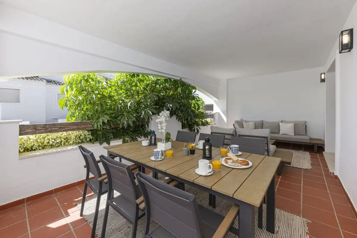 Terrassa de Planta baixa de lloguer en Nueva Andalucía