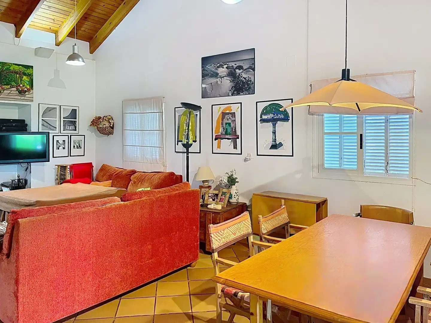 Sala d'estar de Casa o xalet en venda en Beas amb Aire condicionat, Calefacció i Terrassa