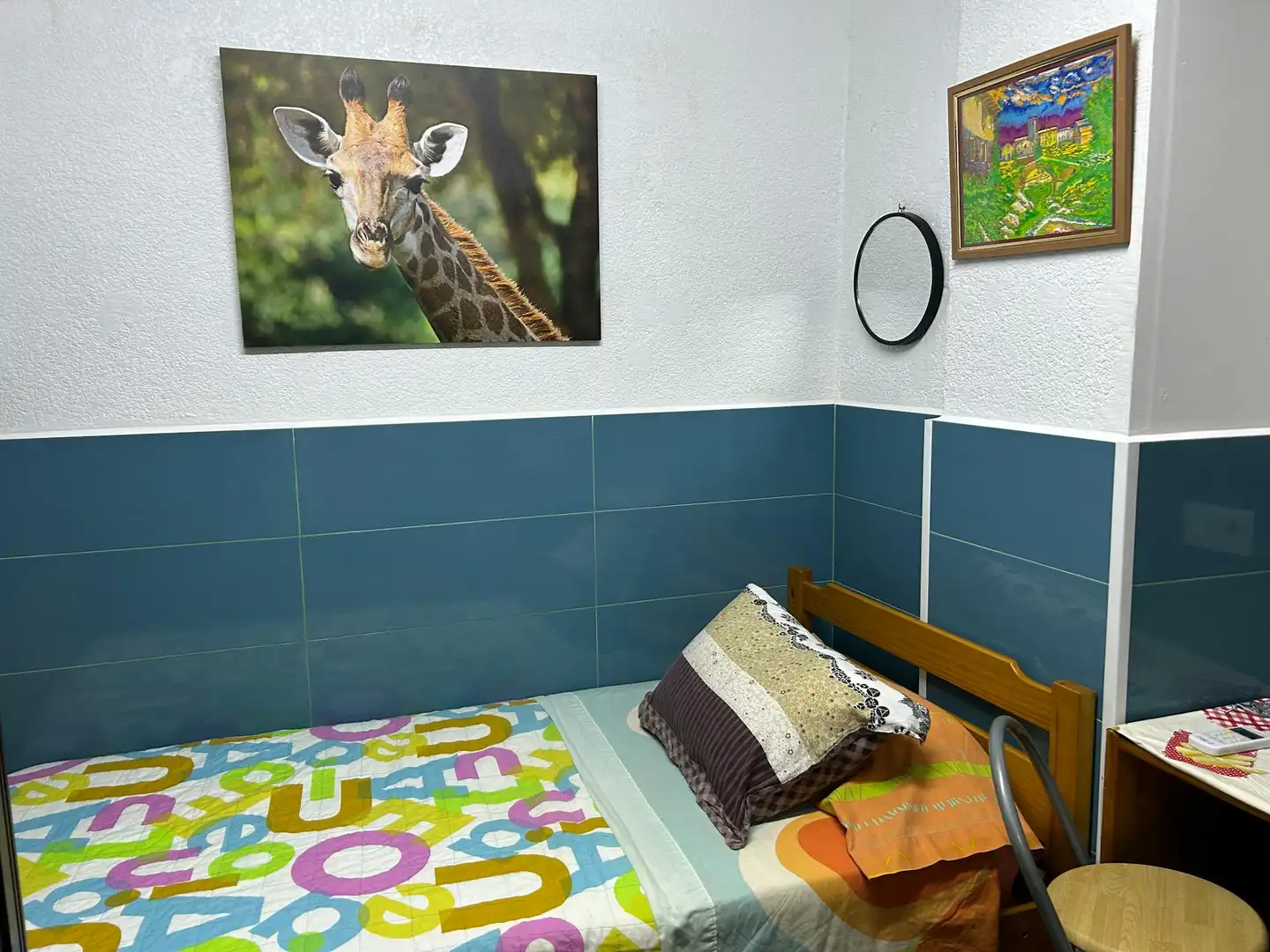 Habitación de Piso de alquiler en Barcelona con Aire acondicionado, Calefacción y Lavadora