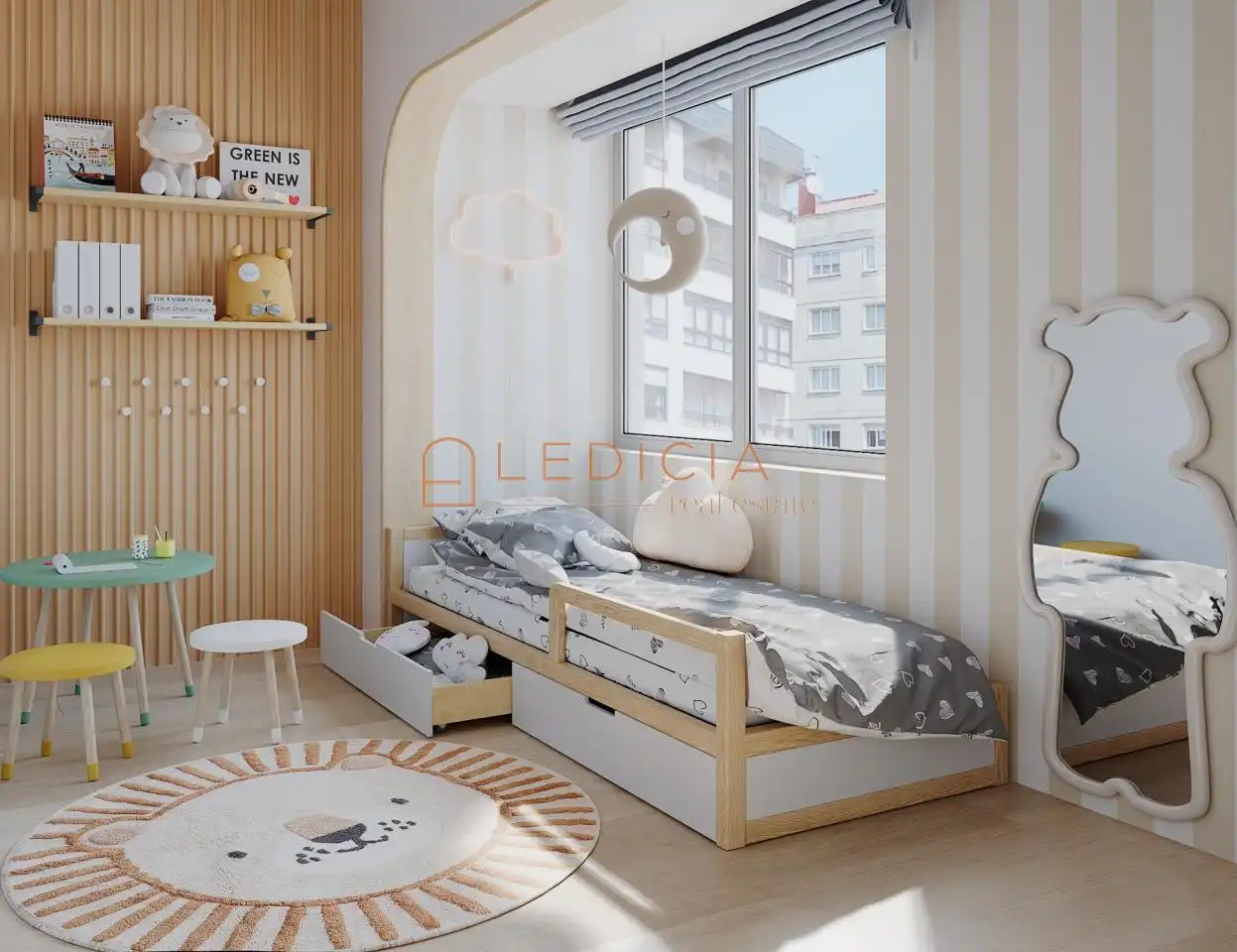 Schlafzimmer von Maisonette zum Verkauf in Vigo  mit Klimaanlage, Heizung und Terrasse