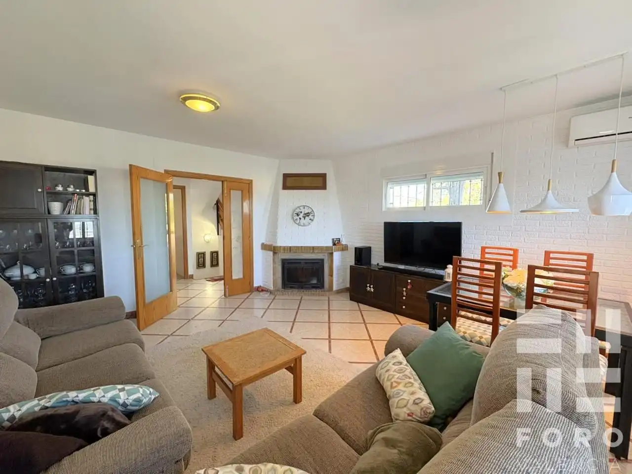 Sala de estar de Casa o chalet en venta en Alberic con Aire acondicionado, Jardín privado y Terraza