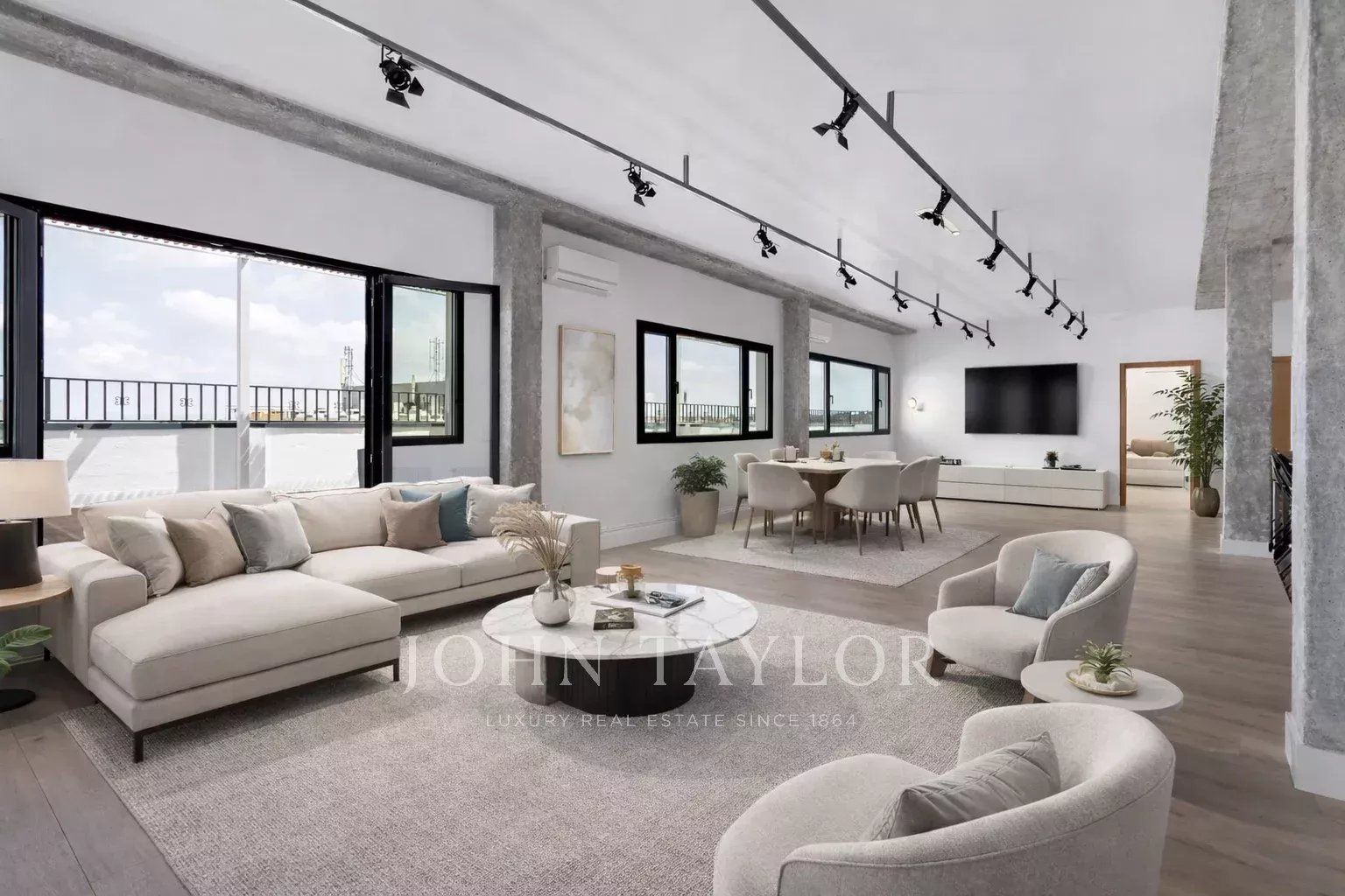 Living room of Loft for sale in  Madrid Capital  with Air Conditioner, Heating and Terrace