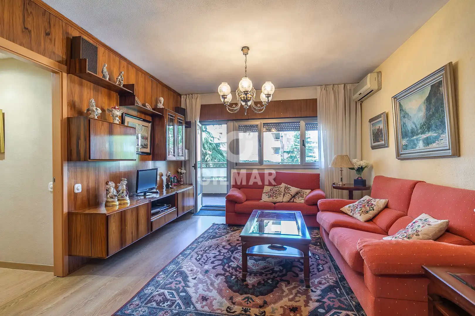Sala de estar de Piso en venta en Madrid con Calefacción, Jardín privado y Piscina