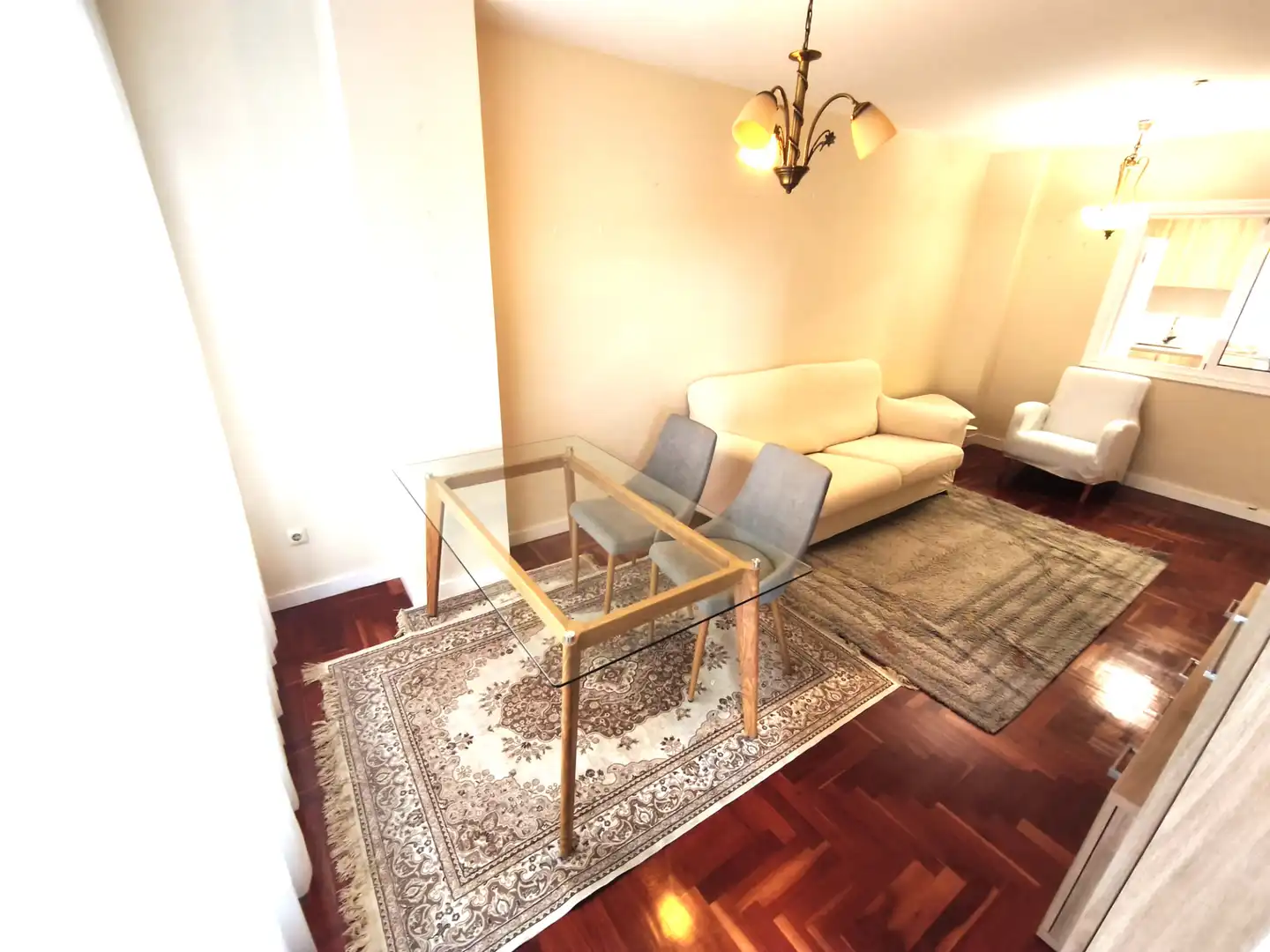 Living room of Apartments for rent in Vigo   with Storage room, Furnished and Balcony
