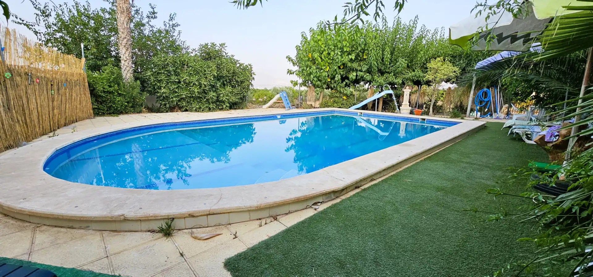 Piscina de Casa o xalet en venda en Totana amb Jardí privat, Terrassa i Traster