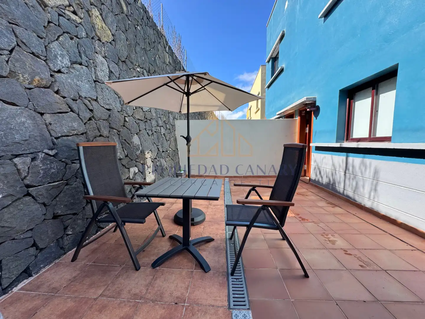 Terrassa de Casa adosada de lloguer en La Orotava amb Jardí privat, Terrassa i Moblat