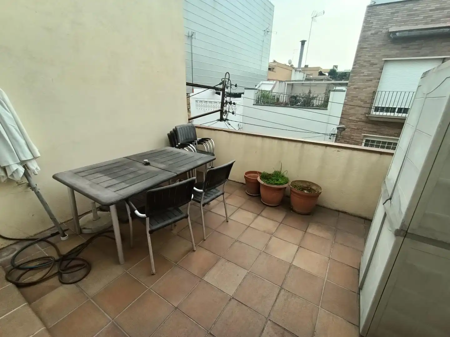 Terrasse von Haus oder Chalet zum Verkauf in Badalona mit Klimaanlage, Heizung und Parkett