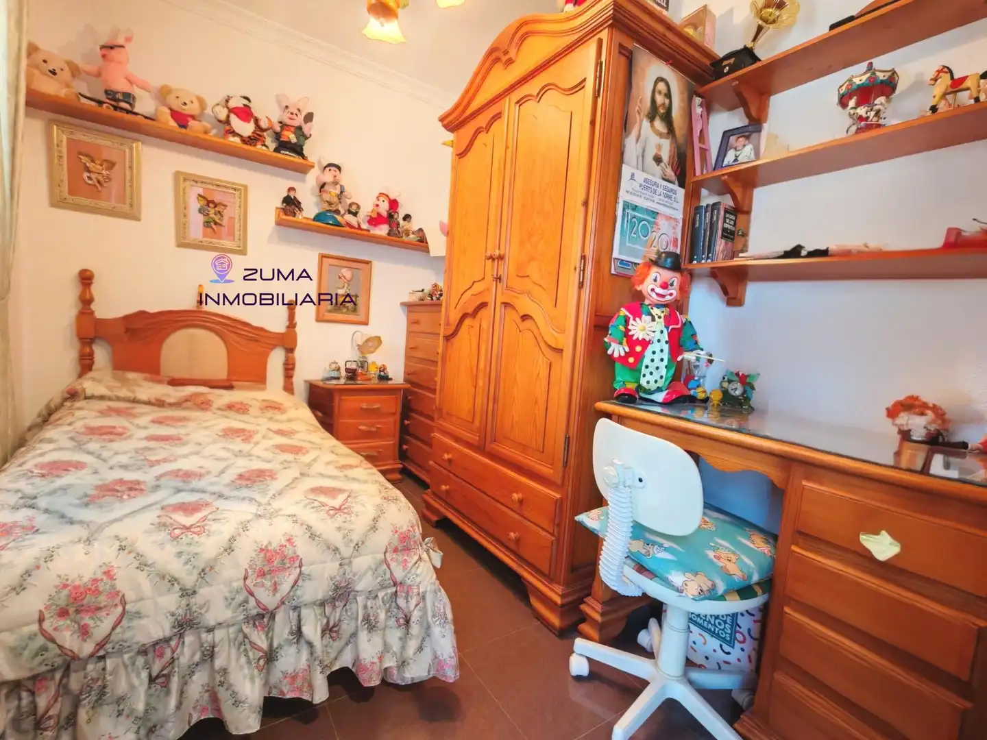 Habitación de Casa adosada en venta en Málaga con Aire acondicionado, Calefacción y Terraza