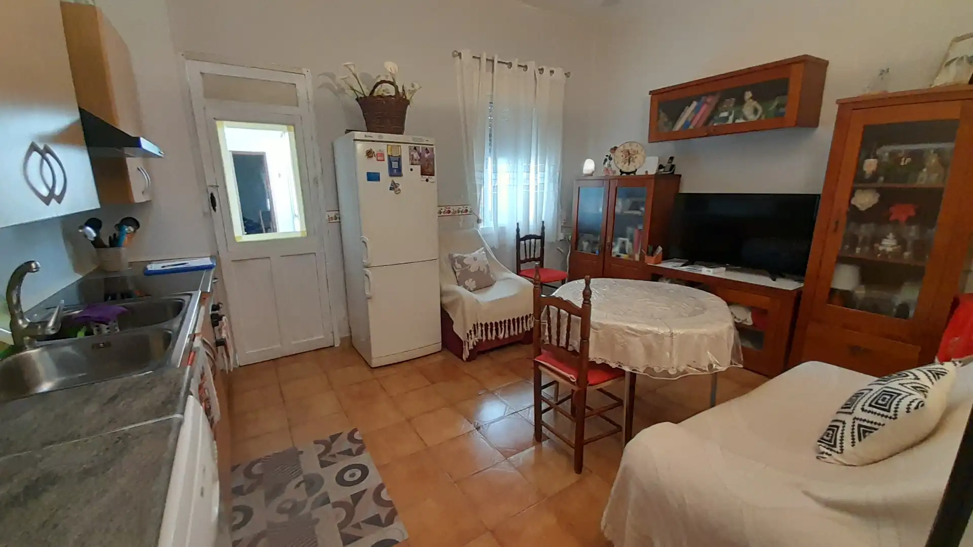 Sala de estar de Casa o chalet en venta en Fuente Álamo de Murcia con Aire acondicionado