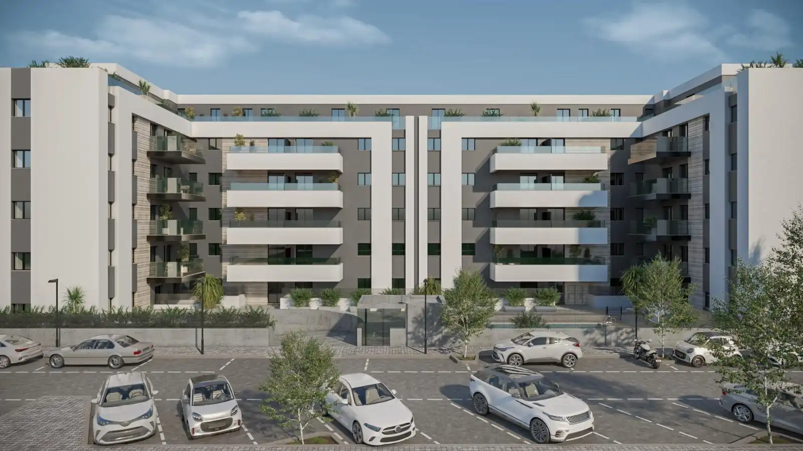 Exterior view of Flat for sale in Mijas  with Air Conditioner, Heating and Terrace