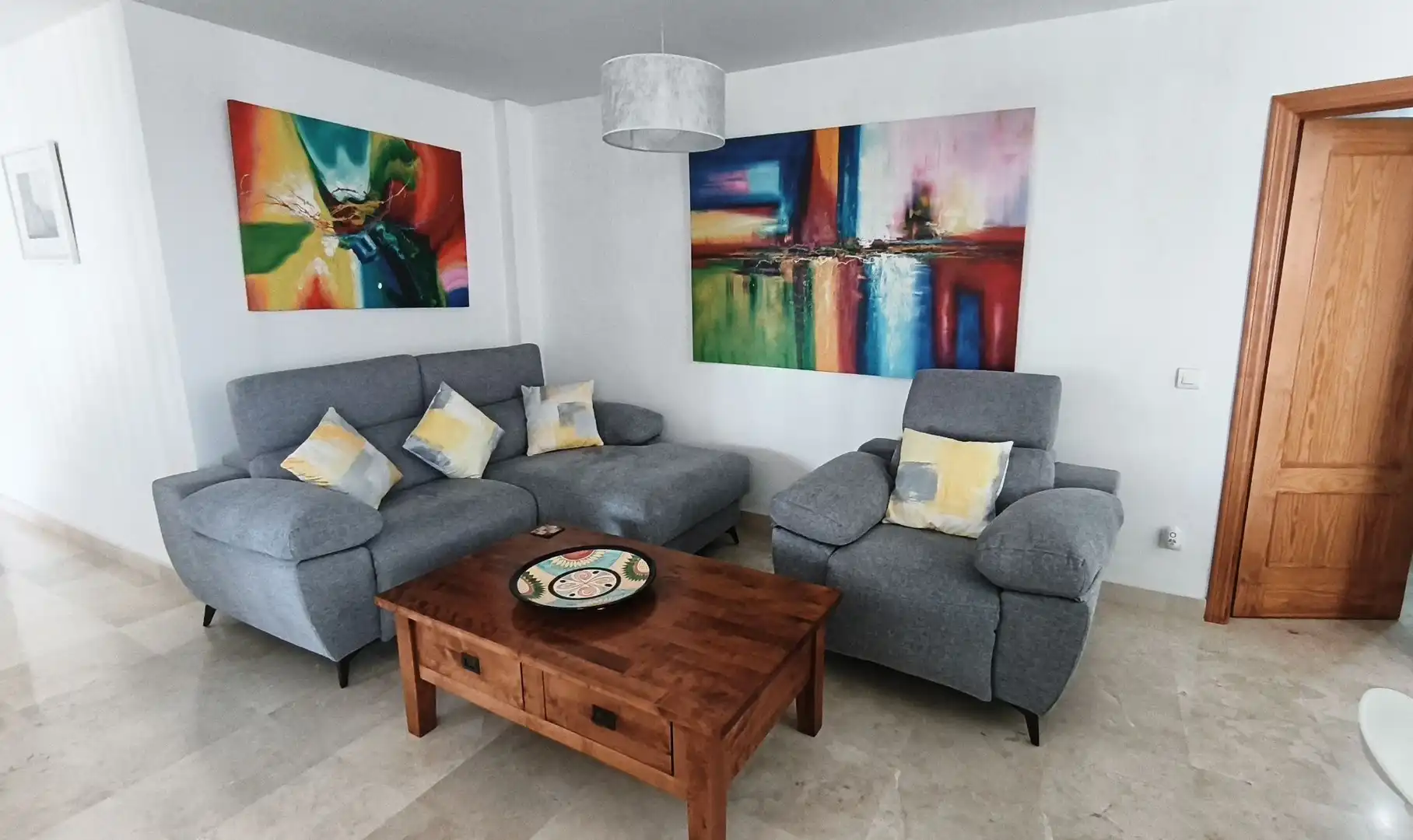 Living room of Duplexes for sale in Mojácar  with Air Conditioner, Heating and Terrace