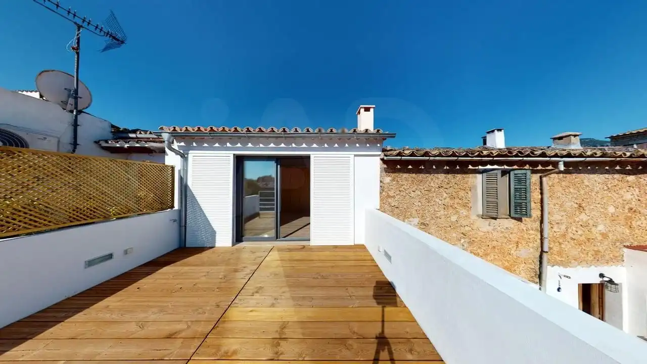 Terrassa de Casa o xalet de lloguer en Alaró amb Calefacció, Terrassa i Piscina