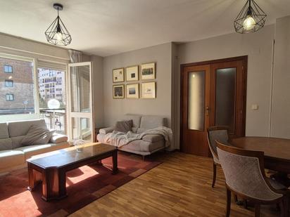 Living room of Flat for sale in  Pamplona / Iruña  with Heating, Terrace and Balcony