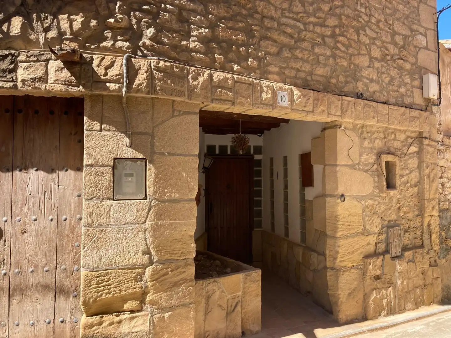 Vista exterior de Casa o chalet en venta en Valdealgorfa con Calefacción, Jardín privado y Terraza