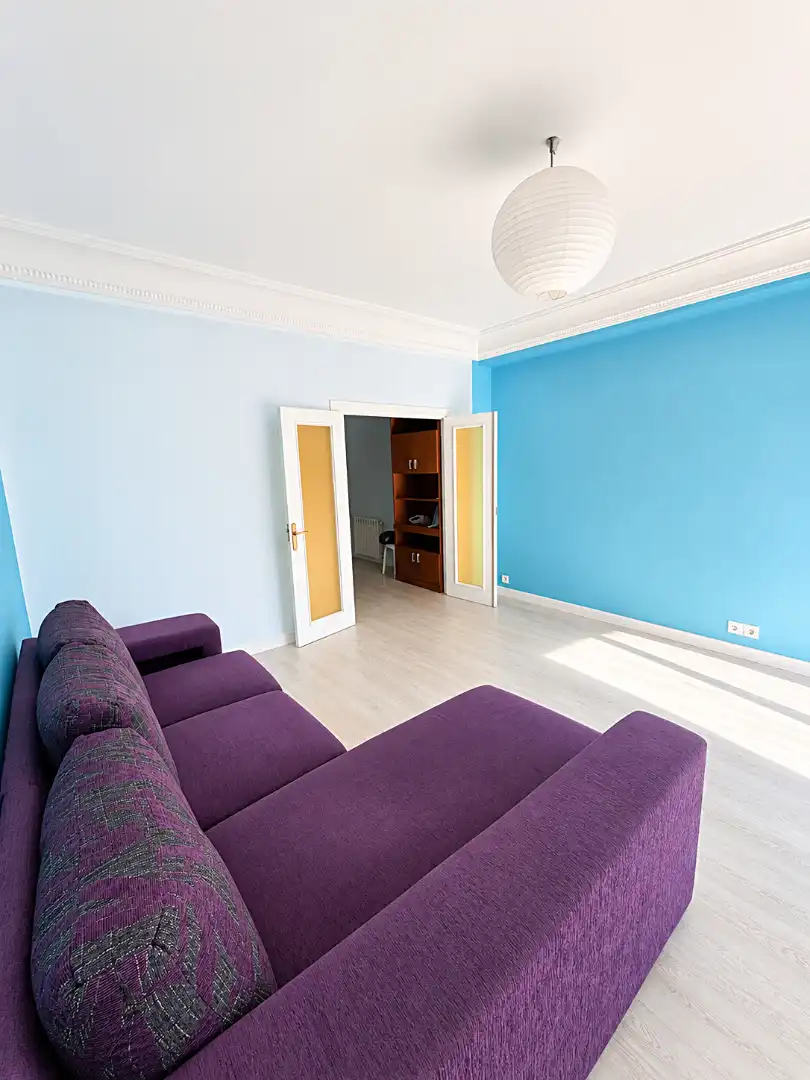Wohnzimmer von Wohnung zum Verkauf in Madrid mit Klimaanlage und Balkon
