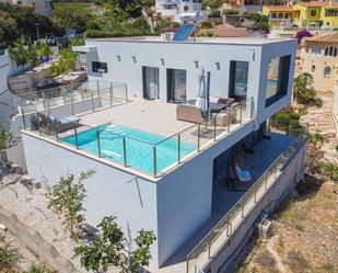 Vista exterior de Casa o xalet en venda en Benitachell / El Poble Nou de Benitatxell amb Jardí privat, Terrassa i Balcó