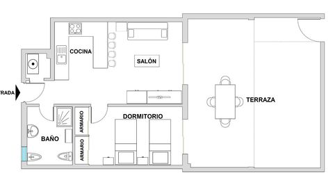 Foto 2 de Apartament de lloguer a San Francisco, 2, Los Cristianos, Arona