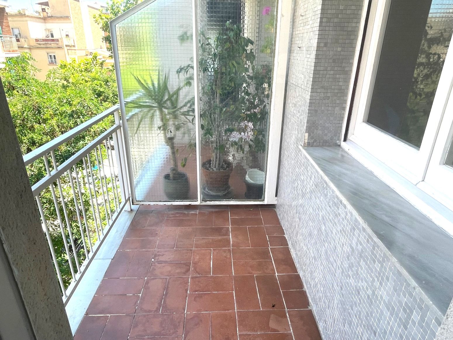 Balcony of Flat for sale in  Barcelona Capital  with Air Conditioner and Heating