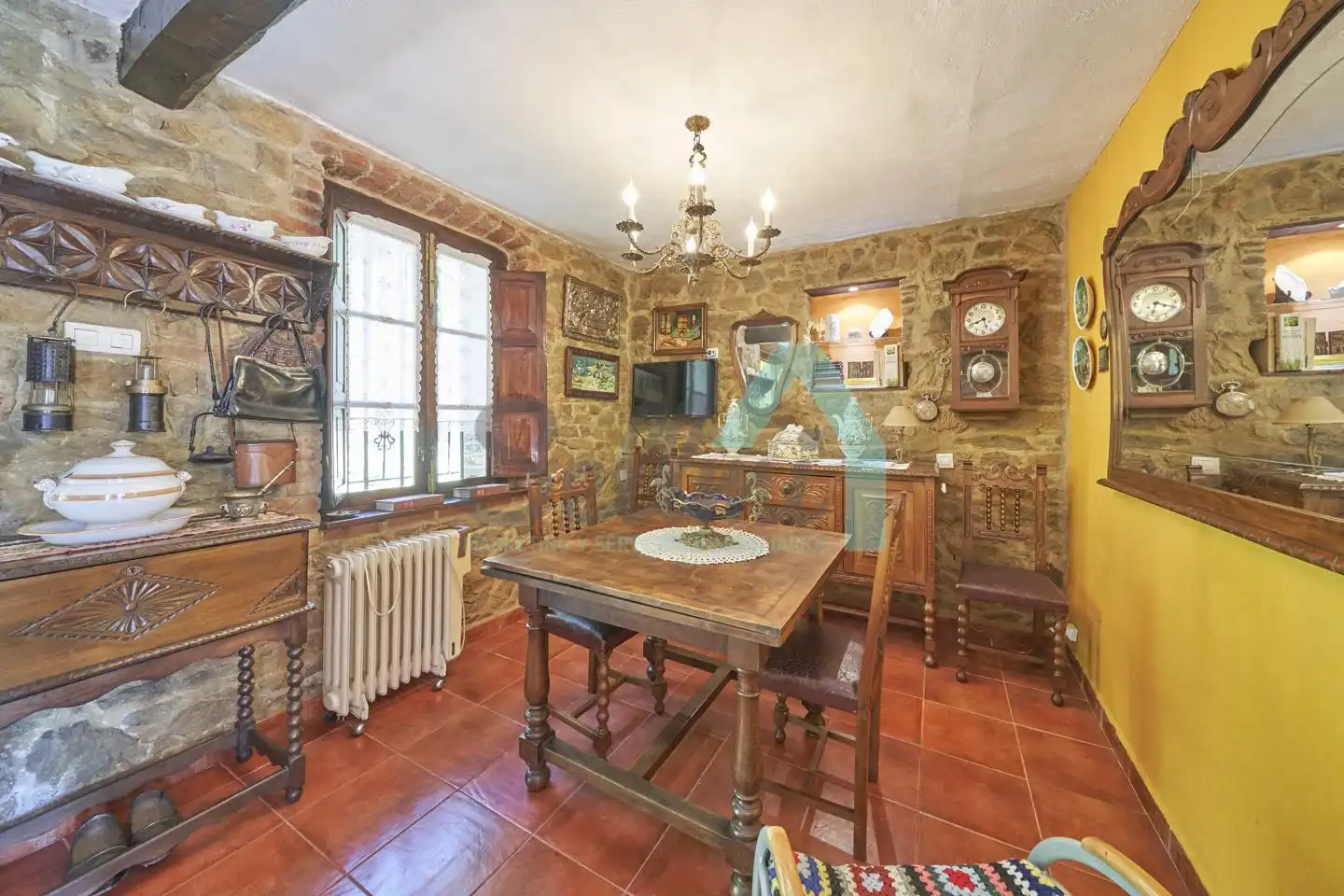 Dining room of Houses for sale in Langreo  with Private garden and Balcony