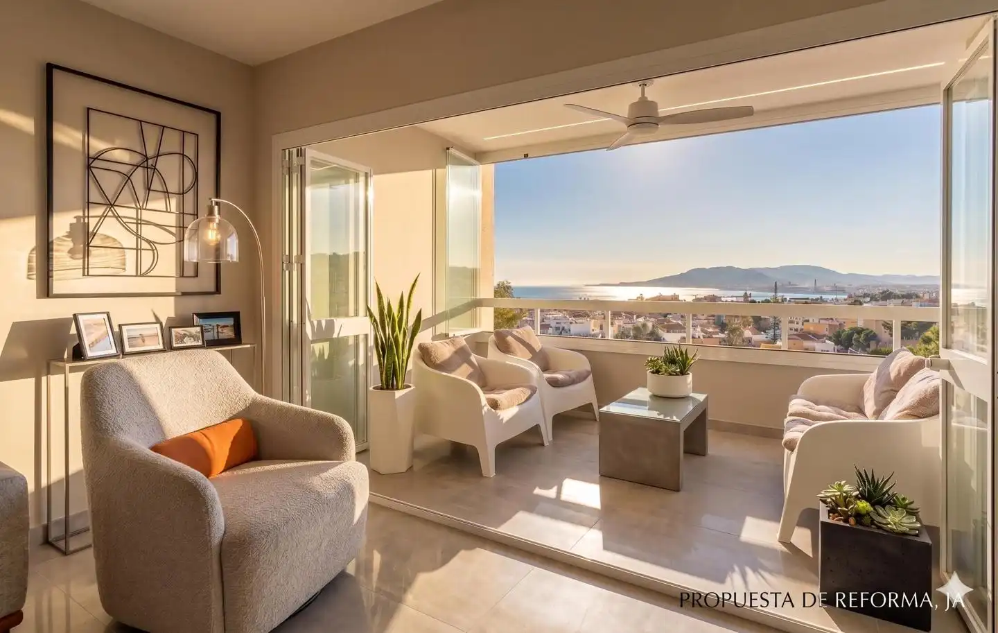 Living room of Flat for sale in Málaga  with Parquet flooring, Terrace and Storage room