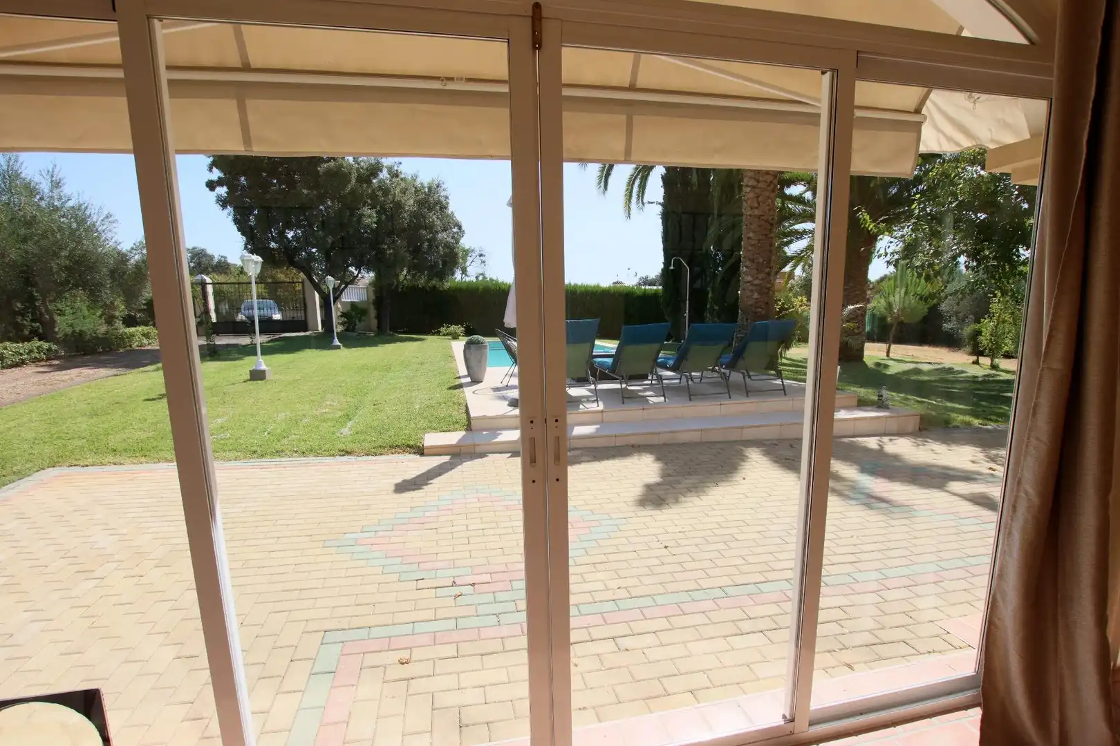 Jardí de Finca rústica en venda en Badajoz amb Aire condicionat, Calefacció i Jardí privat