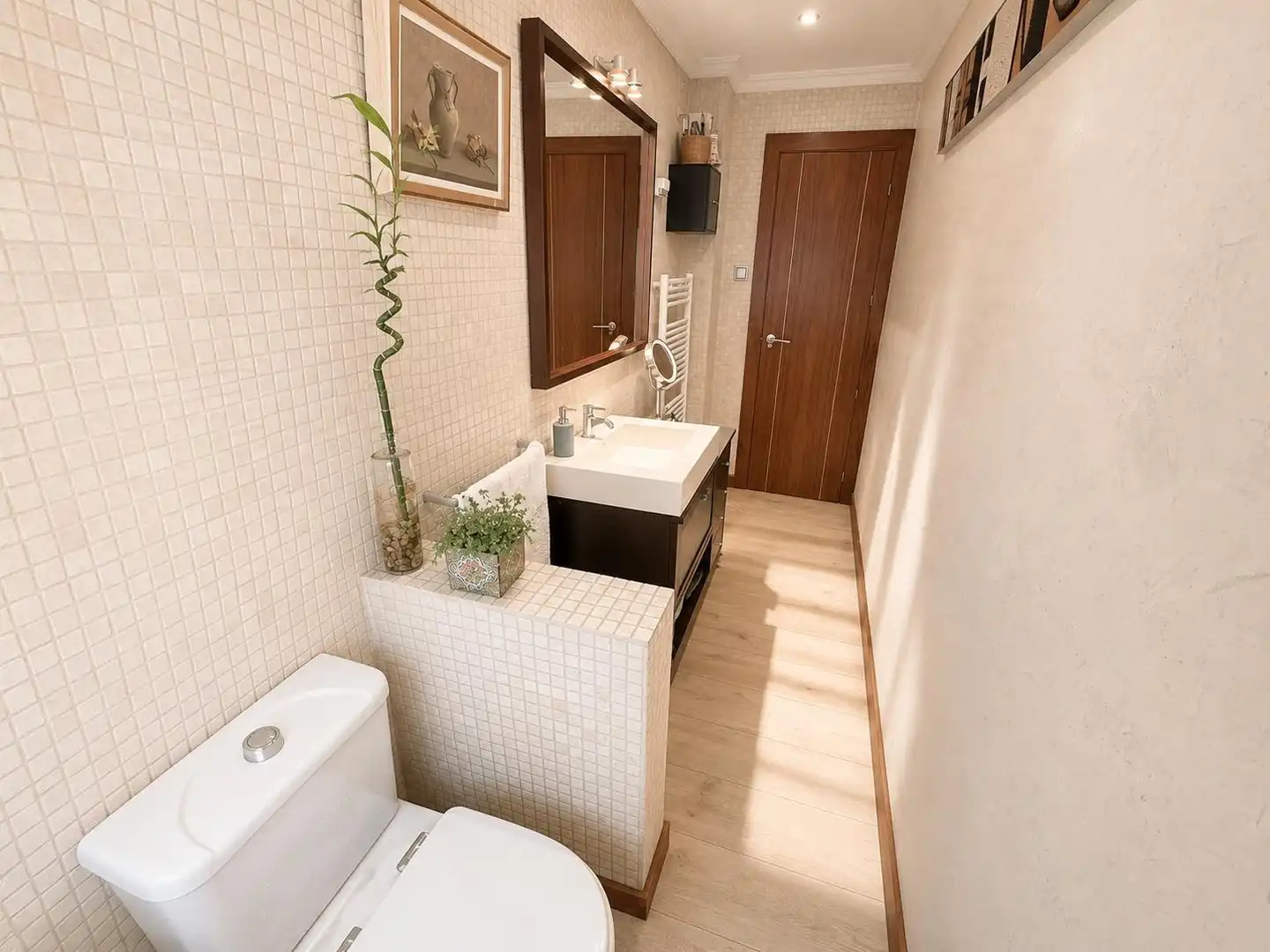 Baño de Casa o chalet en venta en Arganda del Rey con Aire acondicionado, Calefacción y Jardín privado