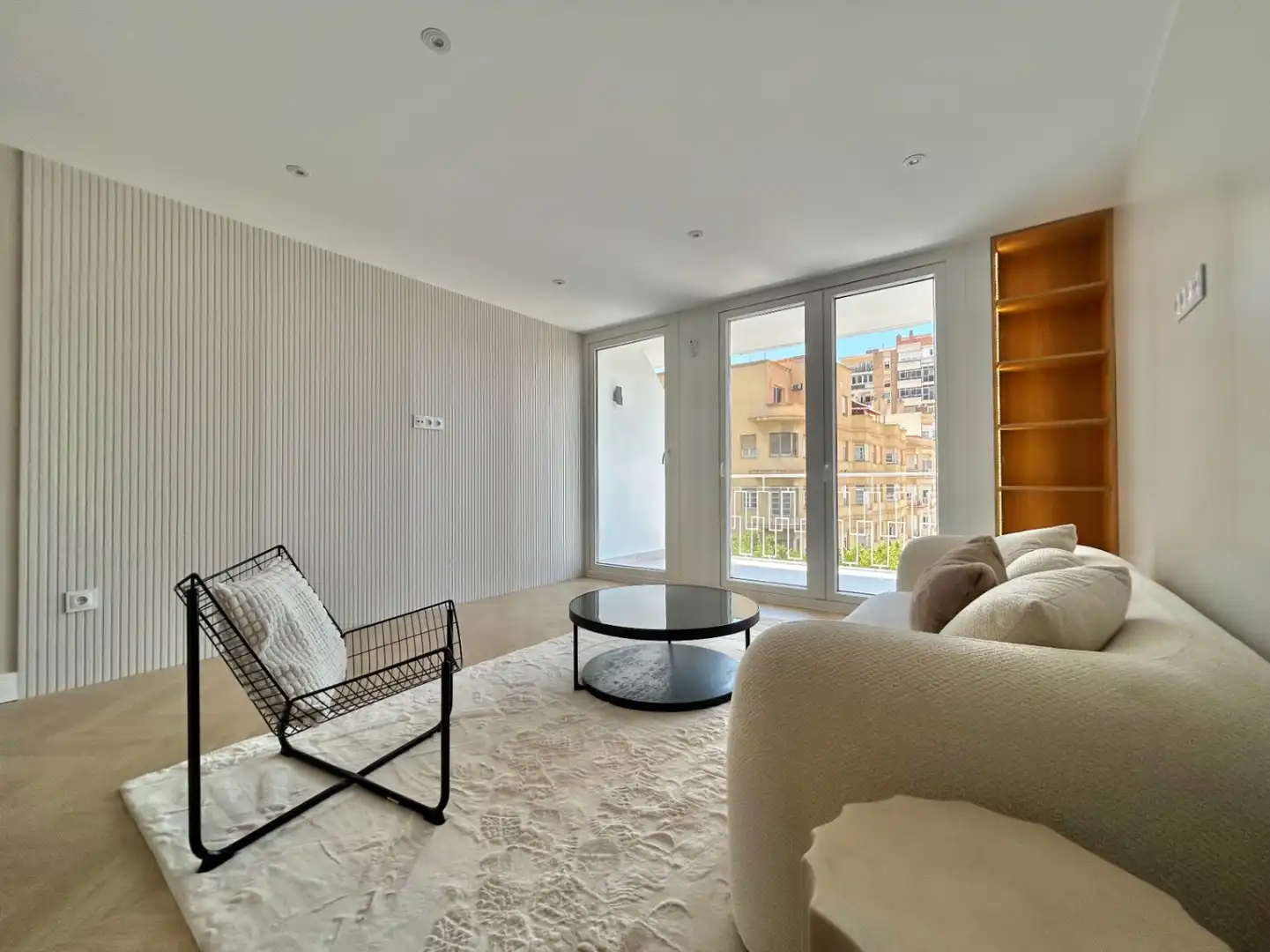 Sala d'estar de Apartament en venda en Málaga amb Aire condicionat, Calefacció i Terrassa