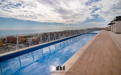 Schwimmbecken von Wohnung zum verkauf in Canet d'En Berenguer mit Klimaanlage, Terrasse und Schwimmbad