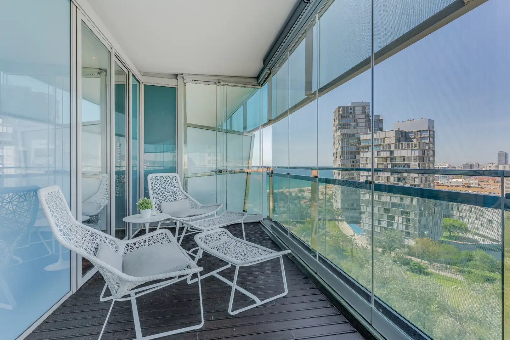Terrace of Flat for sale in Barcelona  with Air Conditioner, Heating and Parquet flooring