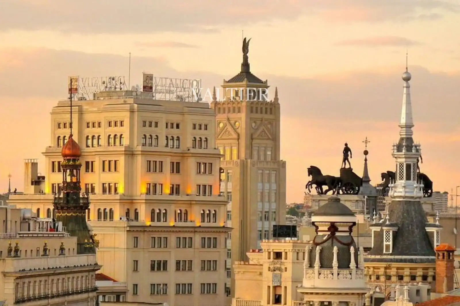 Vista exterior de Pis de lloguer en Madrid amb Aire condicionat i Moblat
