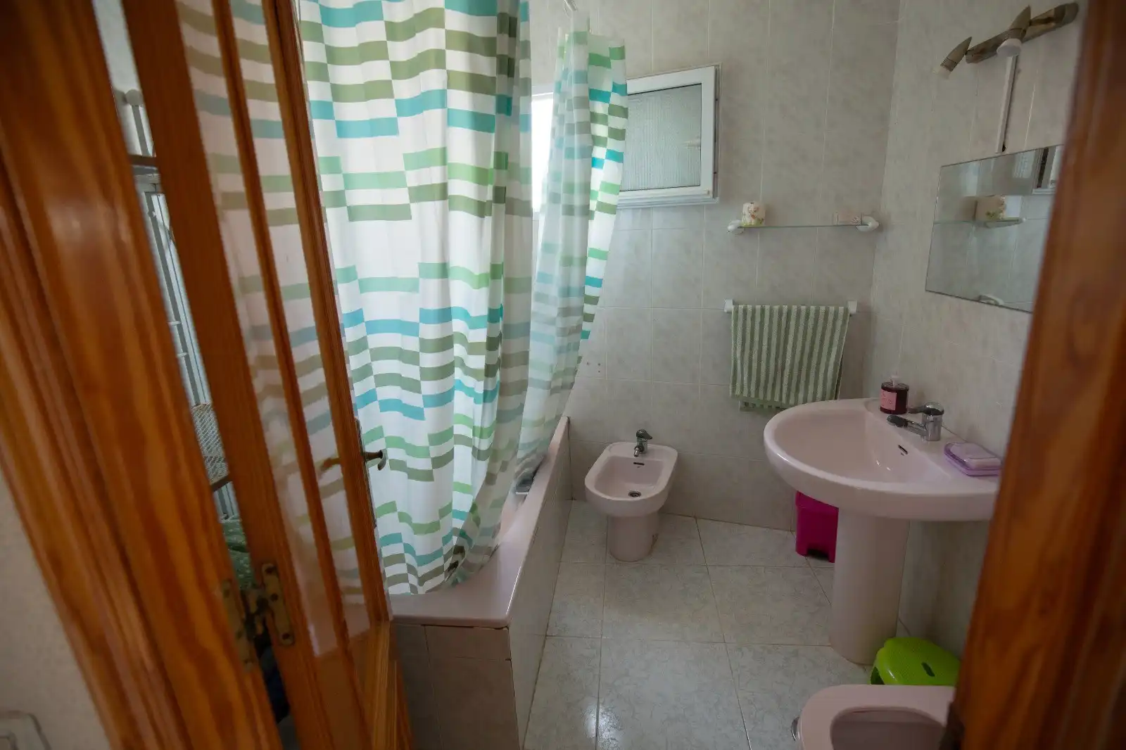 Bany de Casa o xalet de lloguer en La Manga del Mar Menor amb Calefacció, Terrassa i Piscina