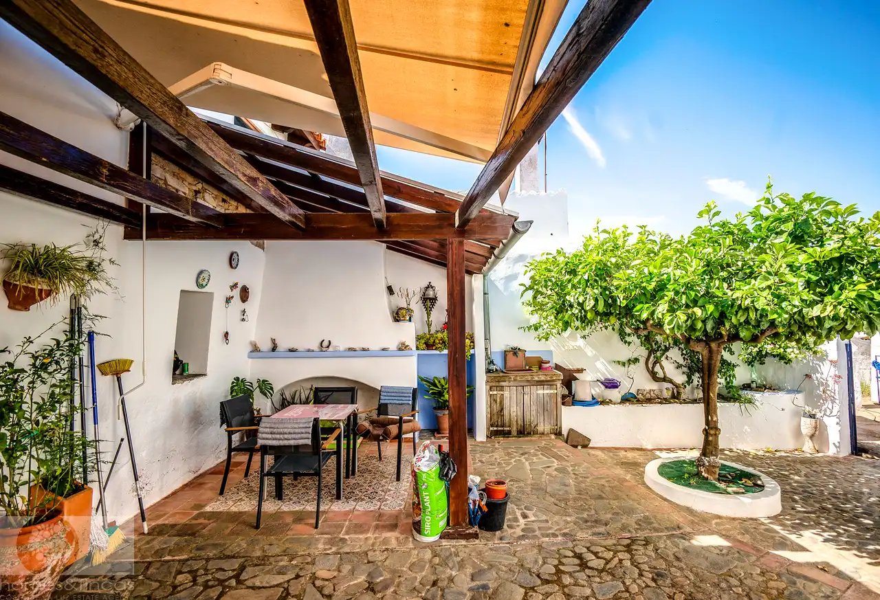 Terrasse von Einfamilien-Reihenhaus zum Verkauf in San Silvestre de Guzmán
