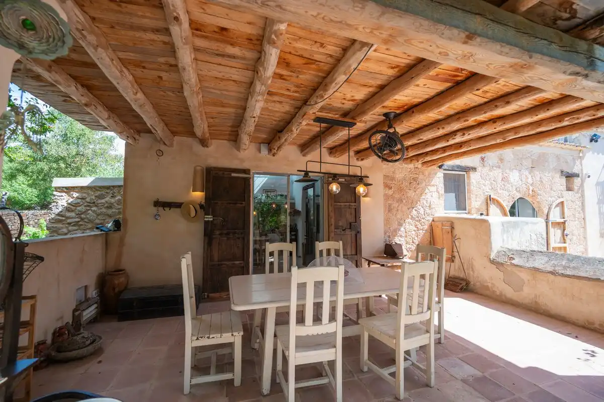 Terraza de Casa o chalet de alquiler en Sant Josep de sa Talaia con Aire acondicionado, Calefacción y Jardín privado