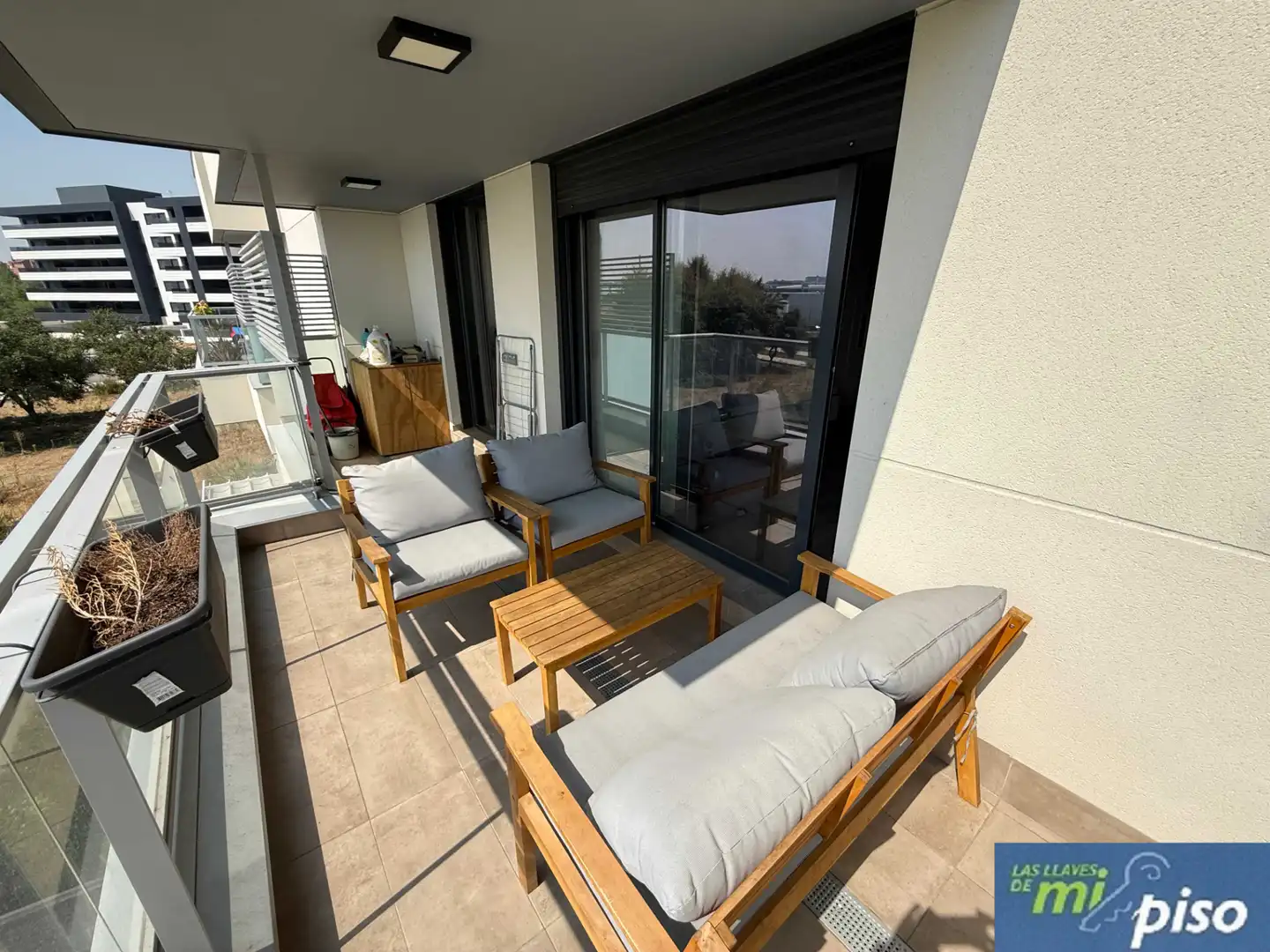Terrasse von Wohnung zum Verkauf in Valladolid mit Heizung, Privatgarten und Parkett