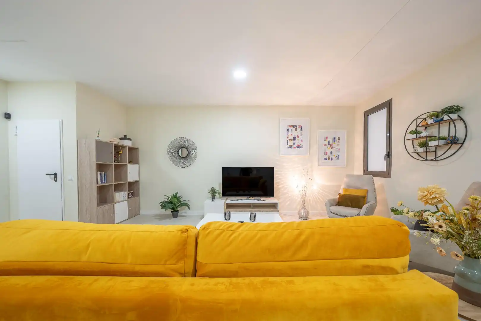 Sala d'estar de Dúplex en venda en Finestrat amb Aire condicionat, Calefacció i Jardí privat