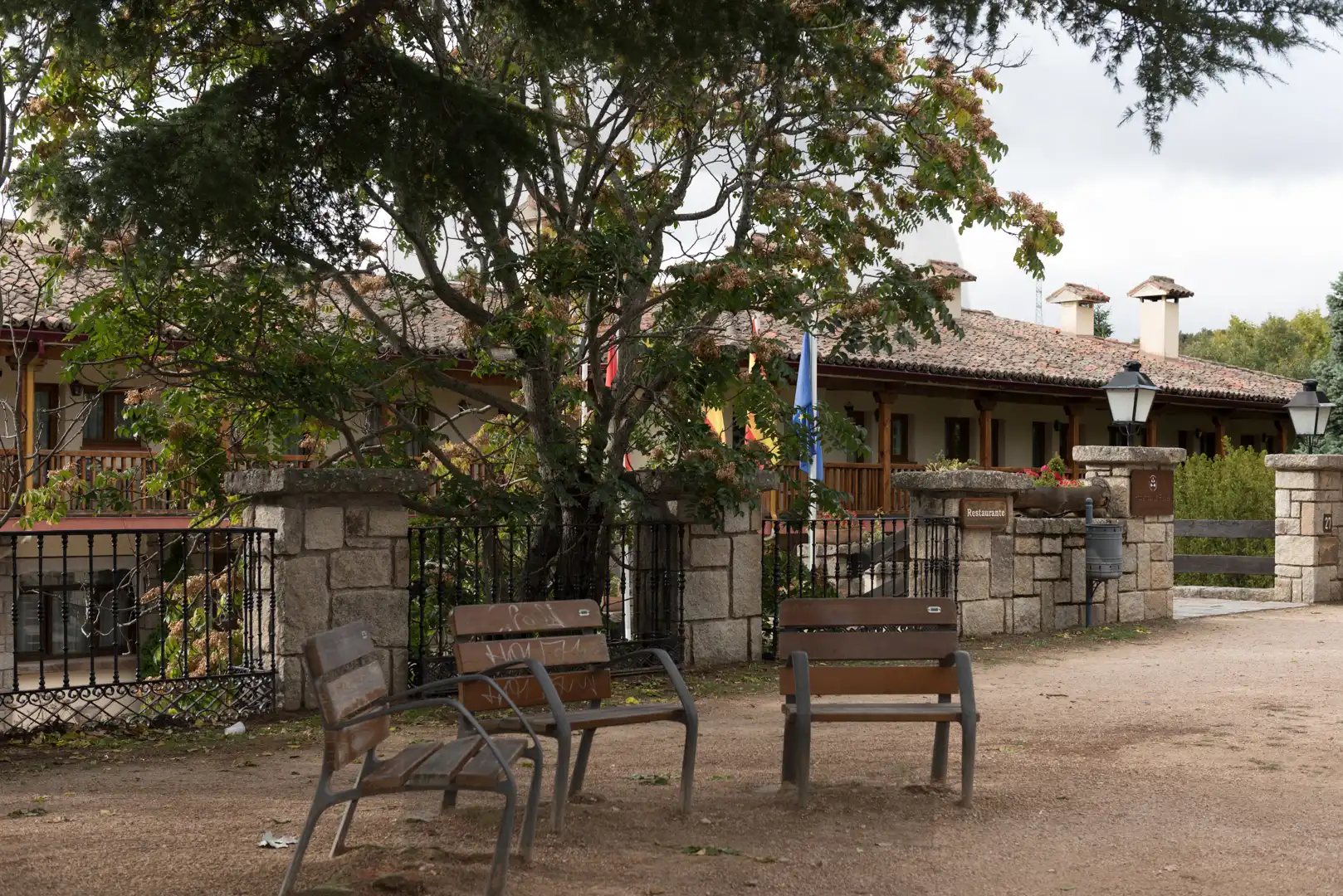 Außenansicht von Wohnung zum Verkauf in Navacerrada mit Heizung, Terrasse und Ofen