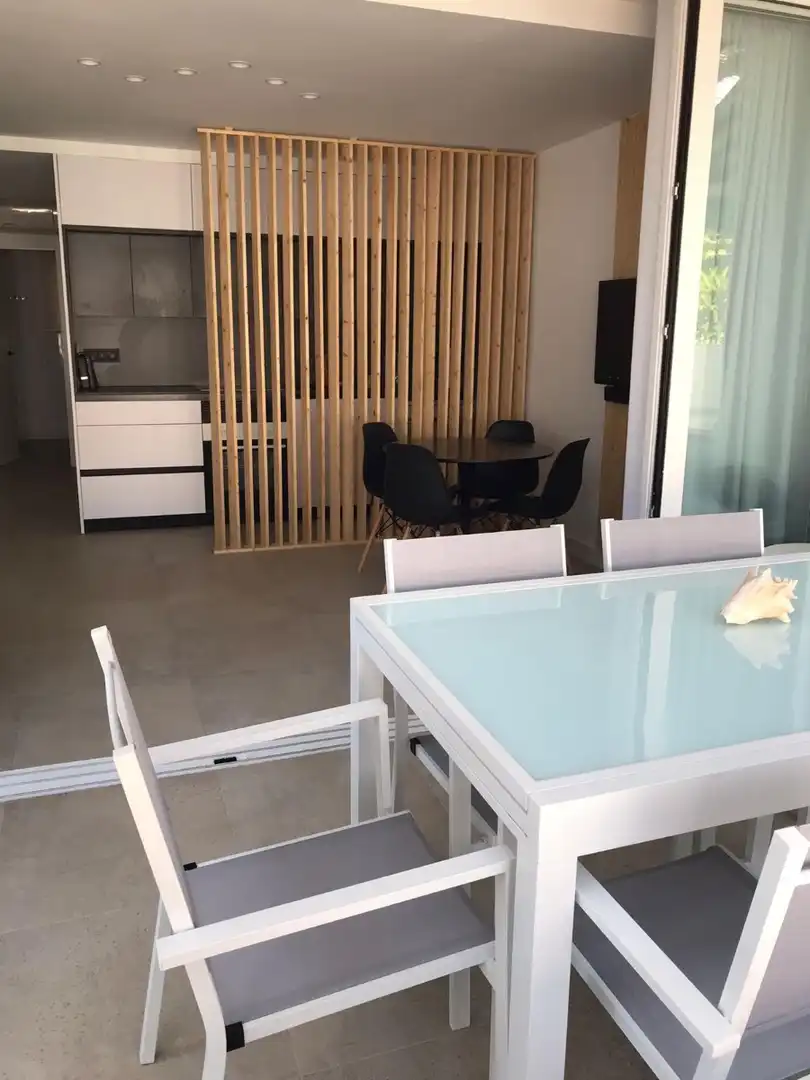 Dining room of Ground floor for rent in Orihuela  with Air Conditioner, Terrace and Swimming Pool